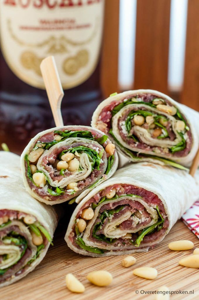 Delicious wraps for lunch