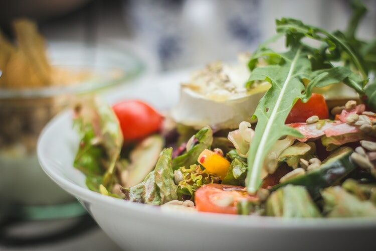 Recipe alert! Salad with zucchini, pear and blue cheese