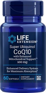 
  
Life Extension Ubiquinol CoQ10 & Shilajit 