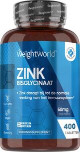
  
WeightWorld Zink tabletten 