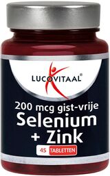 
  
Lucovitaal Selenium & Zink 200 mcg Gistvrij 