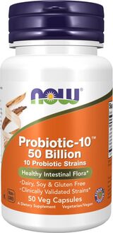 
  
Now Foods Probiotics-10™ 50 Billion 