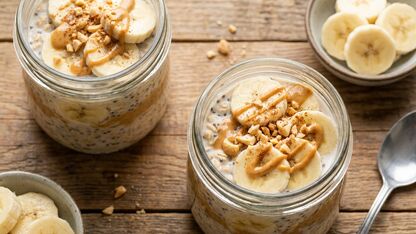 Recept: Overnight Oats with Peanut Butter and Banana