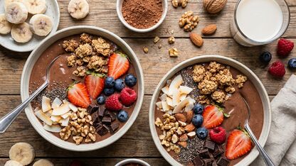 Recept: Chocolate Banana Smoothie Bowl