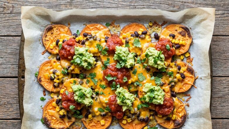Recept: Baked Sweet Potato Nachos