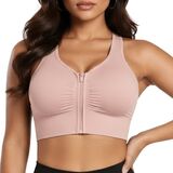 
  
Shapetape Front-Zip Sports Bra Pink 