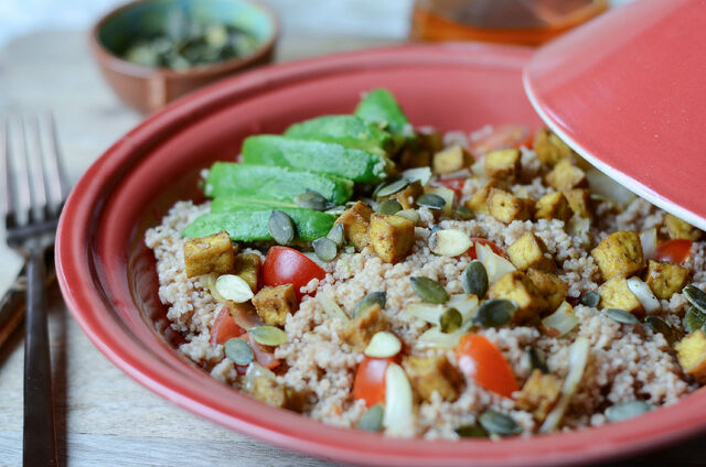 Zo maak je avocado salade met couscous