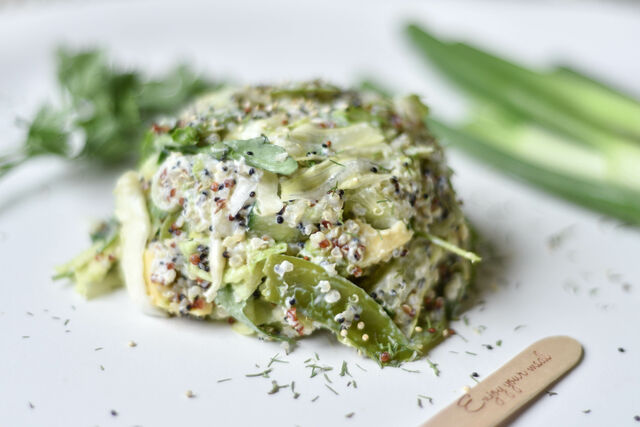 Hoe maak ik een quinoa avocado salade ?